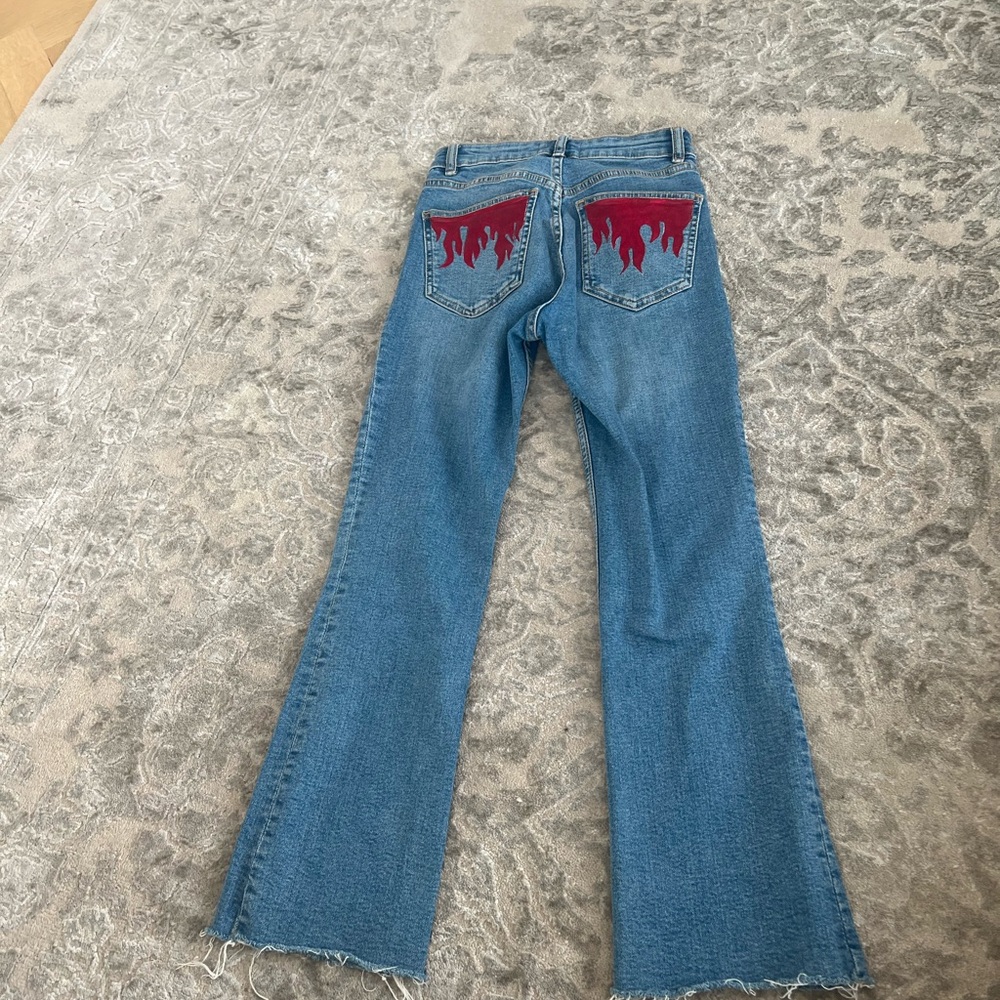 Jeans with design